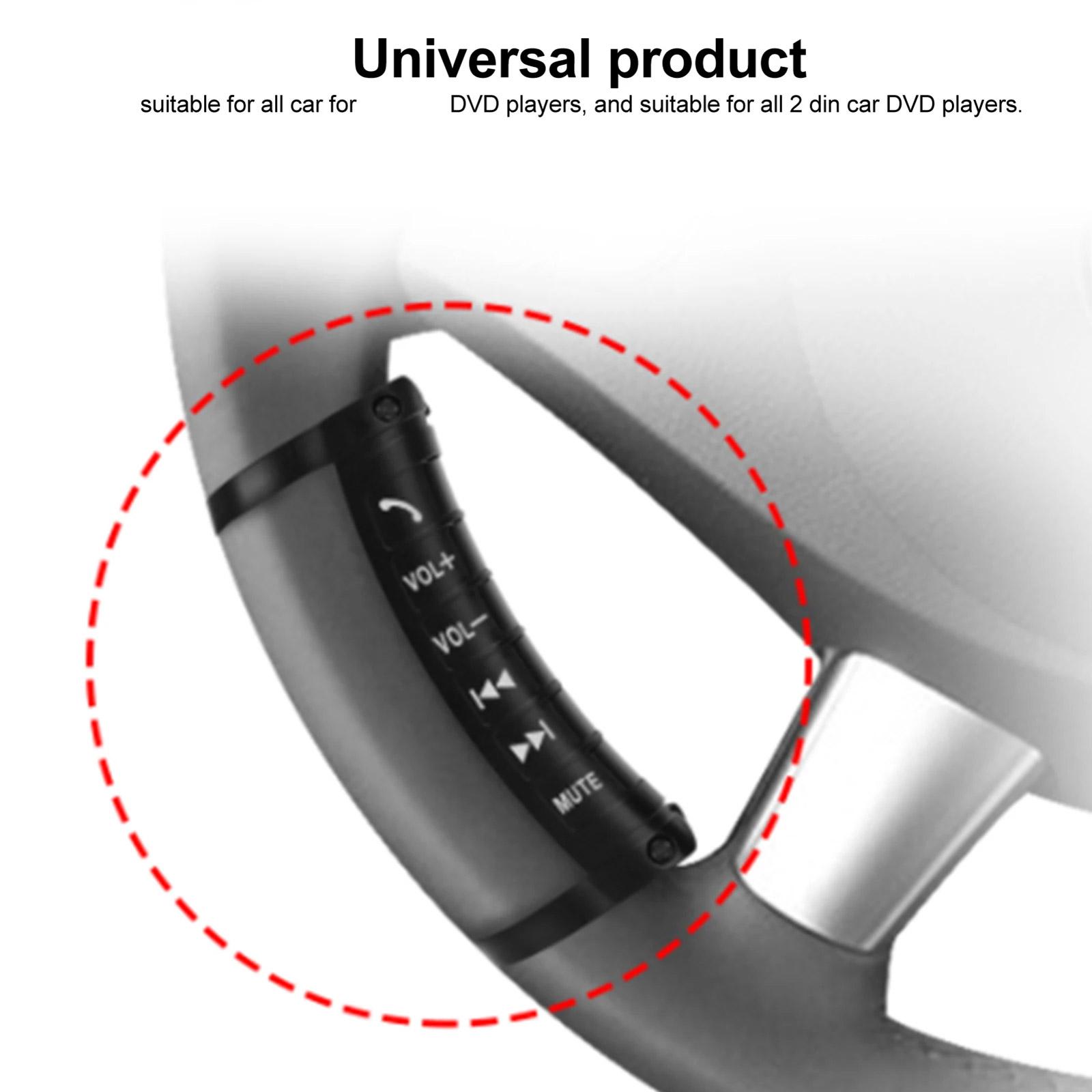 Replacement DVD Button Steering Wheel Button Remote Control Navigation 2 Din DVD Controller Auto Accessory Repair Part 1