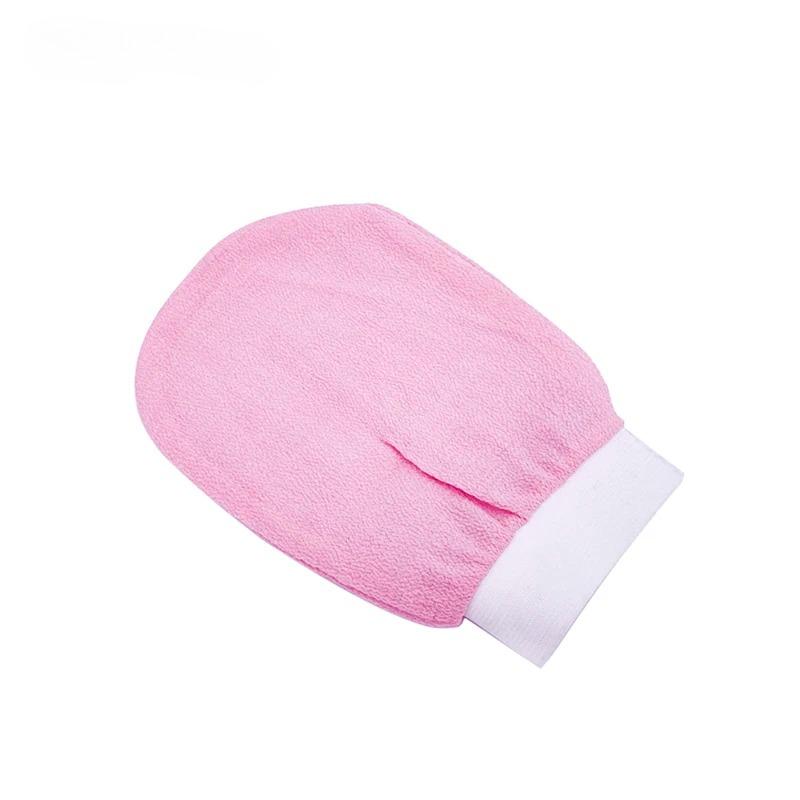 1-Pack Double-Sided Exfoliating Gloves | Magic Exfoliating Gloves | Amazing Home-Use Back Scrubber, Exfoliating, and Tanning Gloves