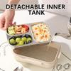 Bento Box With 3 Compartments Portable Large Capacity On-the-Go Meals