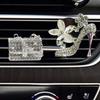 LHEVEN Crystal High Heel Shoe & Magic Bag Car Air Vent Clip Charm Bling sparkly bedazzled rhinestone Car Bling Accessories, Car Interior Decoration