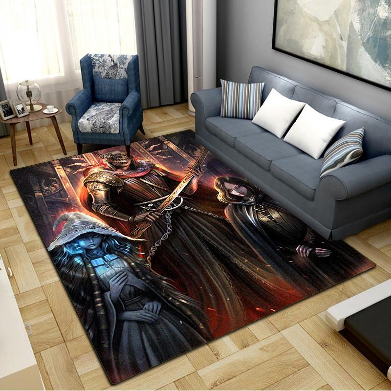Elder-Ring Carpet Rug for Living Room Bedroom Home Sofa Decoration,Kids Play Non-slip Floor Mat