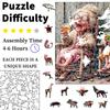 Adult Specific Wooden Puzzle - Unique Irregular Animal Shape - Suitable For Leisure Activities And Home Decoration - Ideal Gift