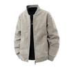 Down Jacket Men's% White Duck Down Winter Loose Baseball Collar Leather Jacket Men