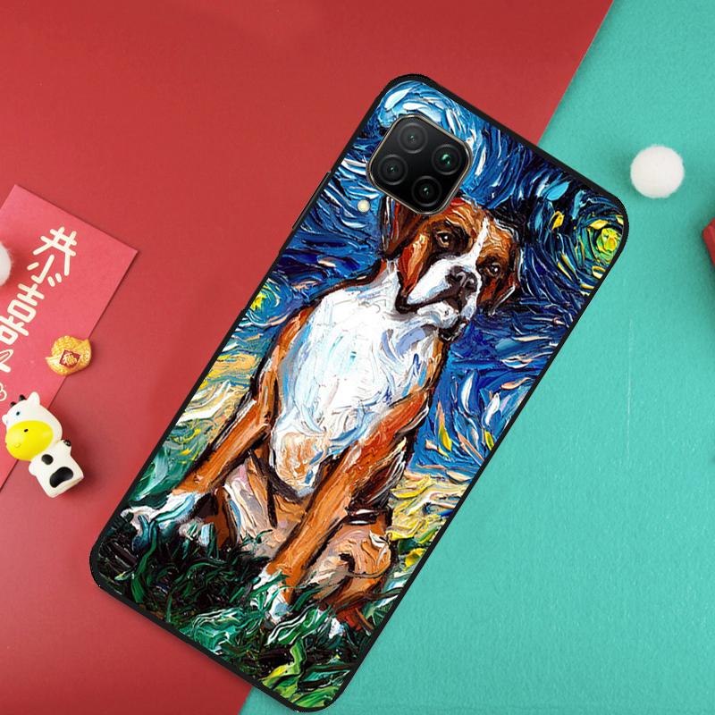 Cute Boxer Dog Puppy For Huawei Nova 9 10 SE 11 Pro 7i 8i 11i 12i Y73 Y72 Y61 Y91 Y90 Y70 Y60 P30 P40 Lite Case