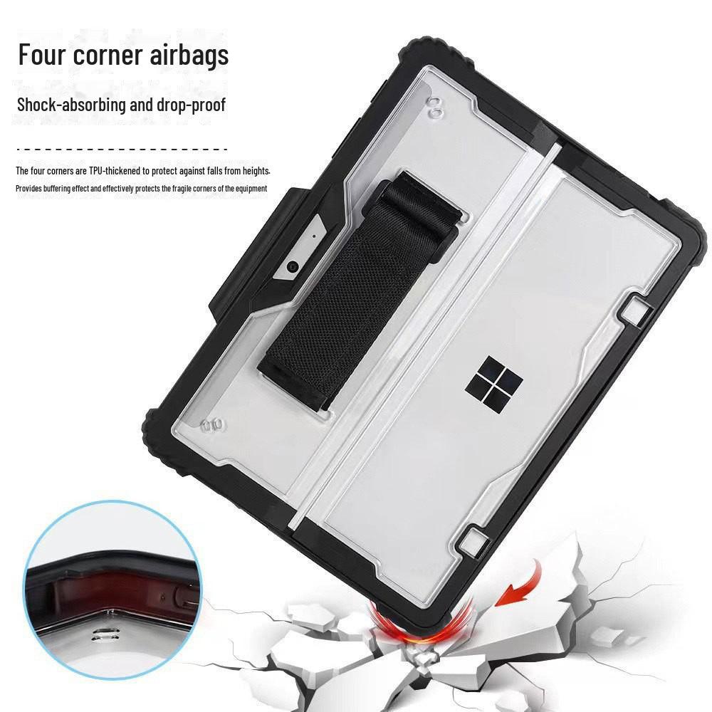 Capa à prova de choque para Surface Pro 4/5/6/7 com porta-caneta e suporte