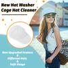 Washing Machine Hat Protector Protective Cleaning Cage Laundry Bag Durable Plastic Independently Designed with Mesh Bag