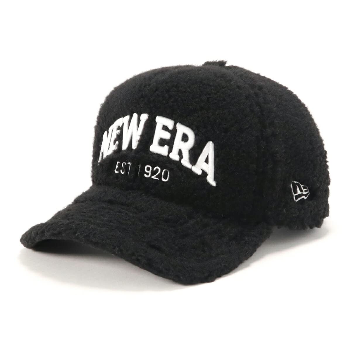 

Кепка для гольфа New Era 9FORTY из флиса боа с аркой, черная, мужская, логотип А-образной формы, (13327918) чёрный