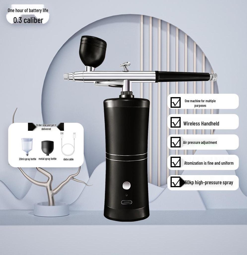 Elektrische Airbrush-Pistole für Tätowierungen, Modellbau, Acrylmalerei und Nagelkunst