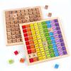 Giocattoli Educativi in Legno Montessori Per Bambini Giocattoli per Bebè Tavola Pitagorica 99 Ausili Didattici per la Matematica Prescolare Aritmetica Regalo