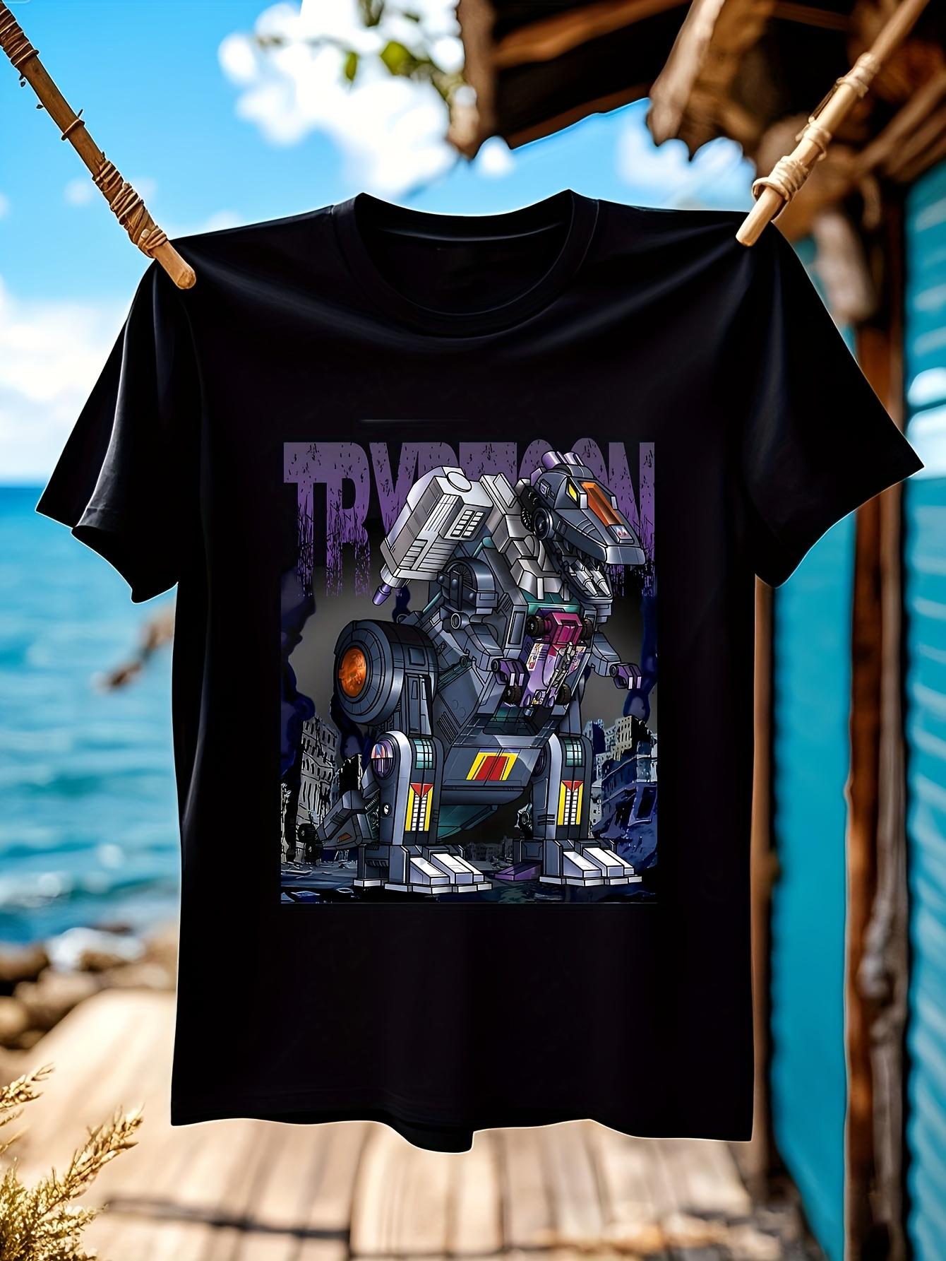 Trypticon Graphic Tshirt Graphic Black Cotton Tshirt XL