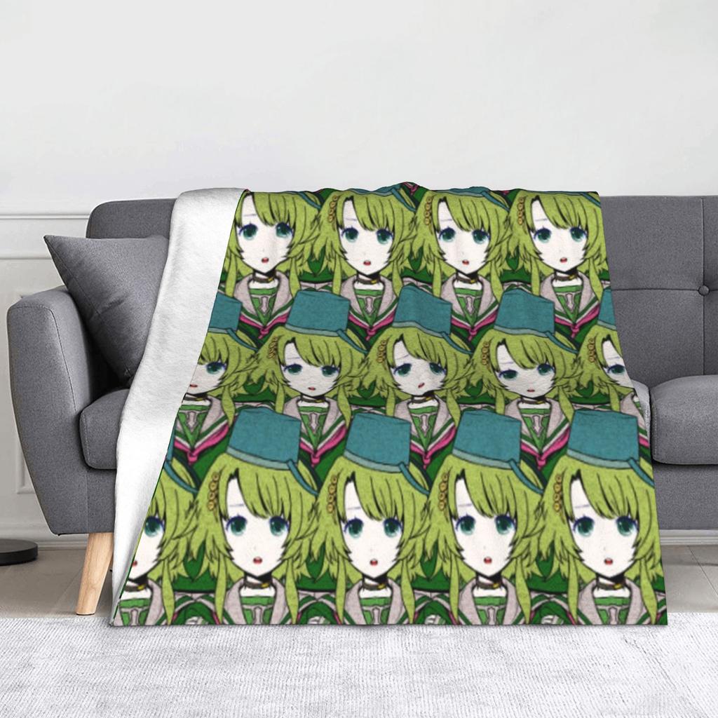 Shin Tsukimi Sou Hiyori Yaoi Blankets Autumn/Winter Your Turn To Die Game Multi-function Warm Throw Blanket for Sofa Thin Quilt