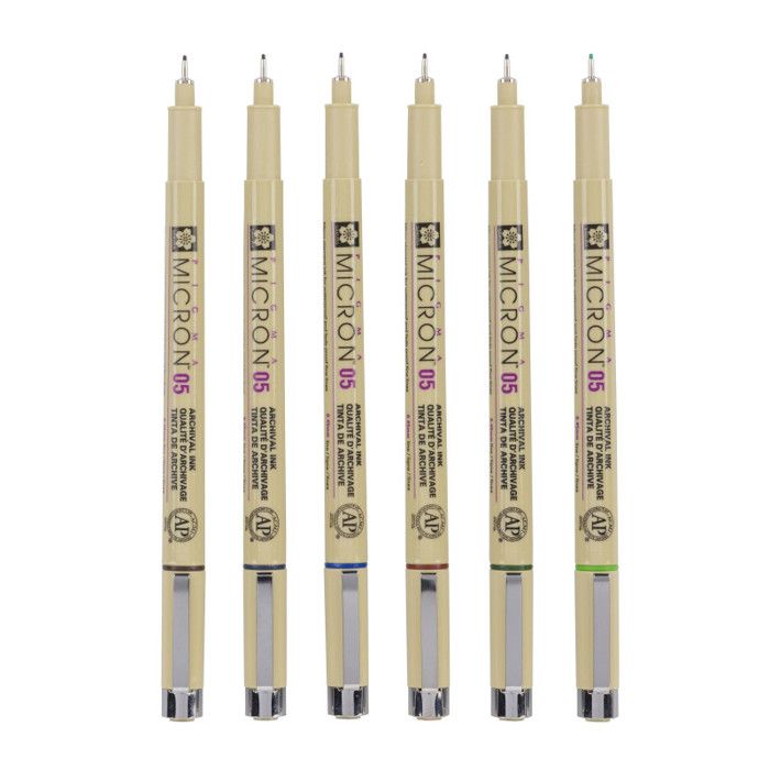 Pigma Micron 05 Terre Boite 6