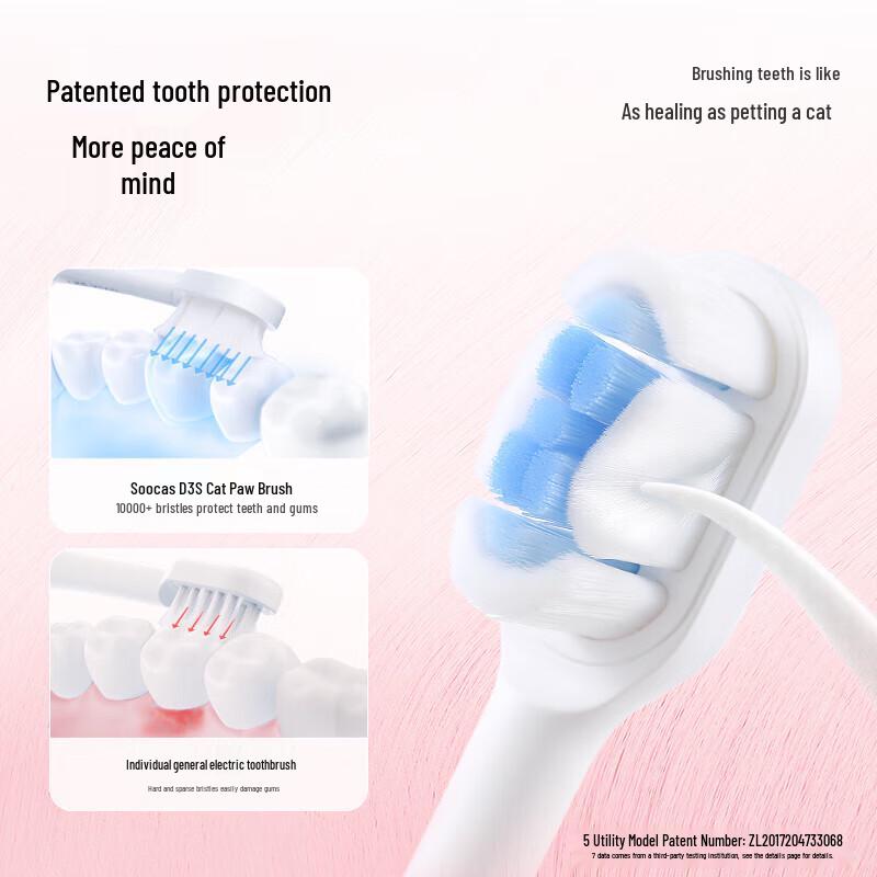 Soocas D3S Cat Paw Sonic Electric Toothbrush