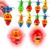Light Up Spinning Tops Luminous Colorful Top Ejection Toy Classic Gyroscope Novelty Bulk Toys Party Favors For Kids Children