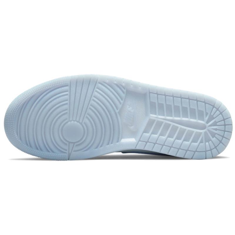 Air Jordan 1 Mid 'Wolf Grey Aluminum' Women's Jordan BQ6472-105