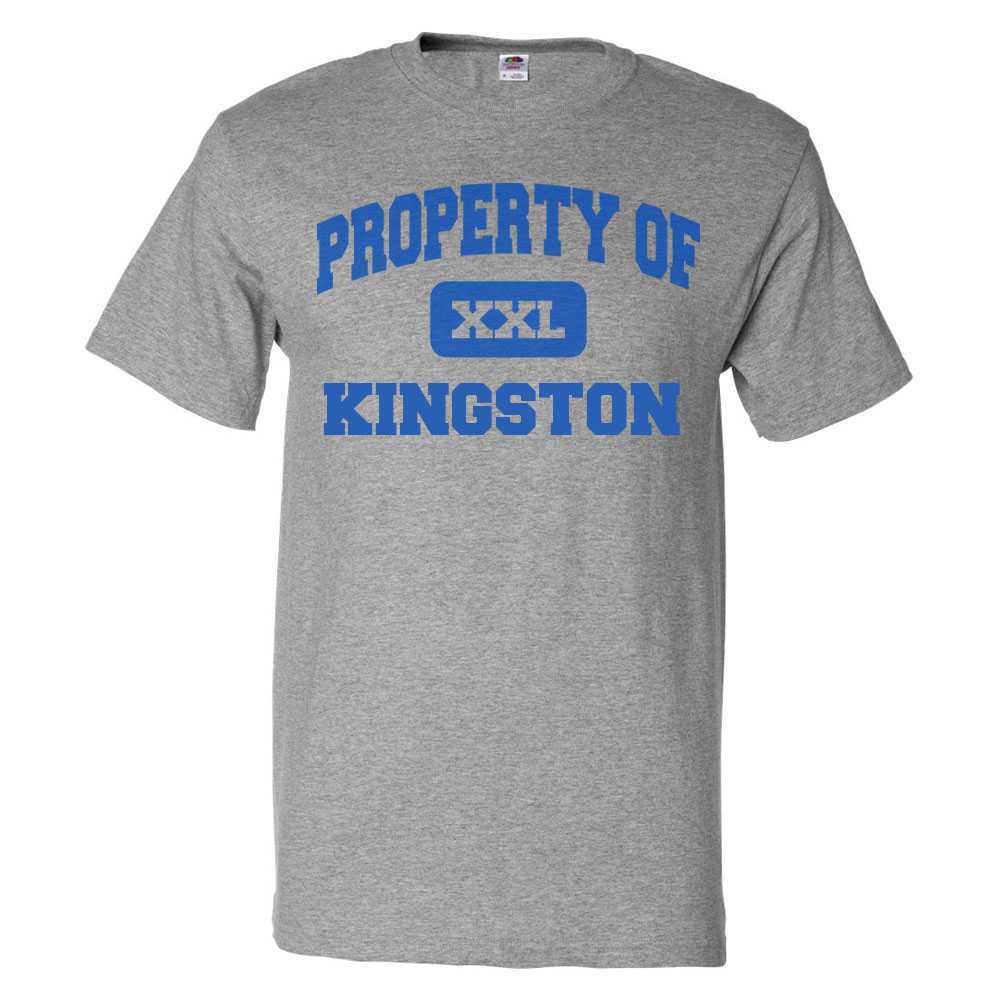 Camiseta Property of Kingston Camiseta DivertidaSe abre en una nueva ventana o pestaña 2XL