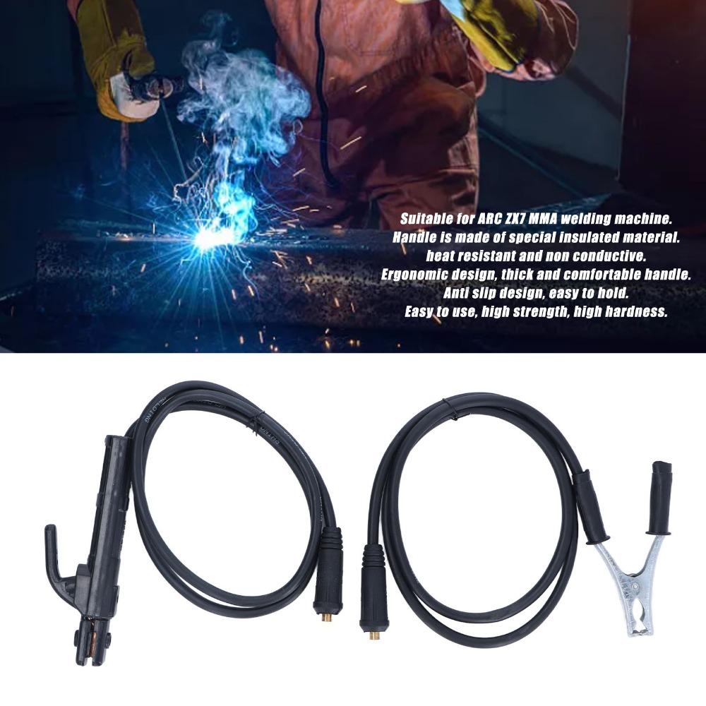 2pcs 200A Welding Ground Clamp 1.5m Welding Electrode Holder Set Earth Clamp Set Workshop