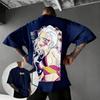 Demon Slayer Graphic T Shirt Men Women Anime Print Oversized Cotton Tee 2026 Summer New Casual Streetwear Short Sleeve Tops Y2k