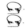 Double USB Male To Female Extension Cable Twin Port USB2.0 Extension Cable With Screw Hole Panel Mounting USB2.0