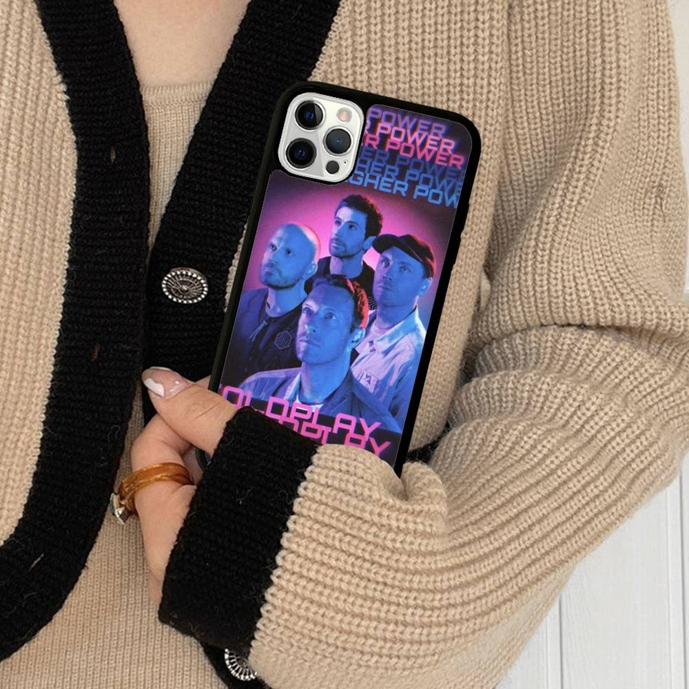 Pop Rock Band C-Coldplay Phone Case For Iphone 16 15 14 13 12 11 Pro Max Plus Shockproof TPU+PC Hard Case