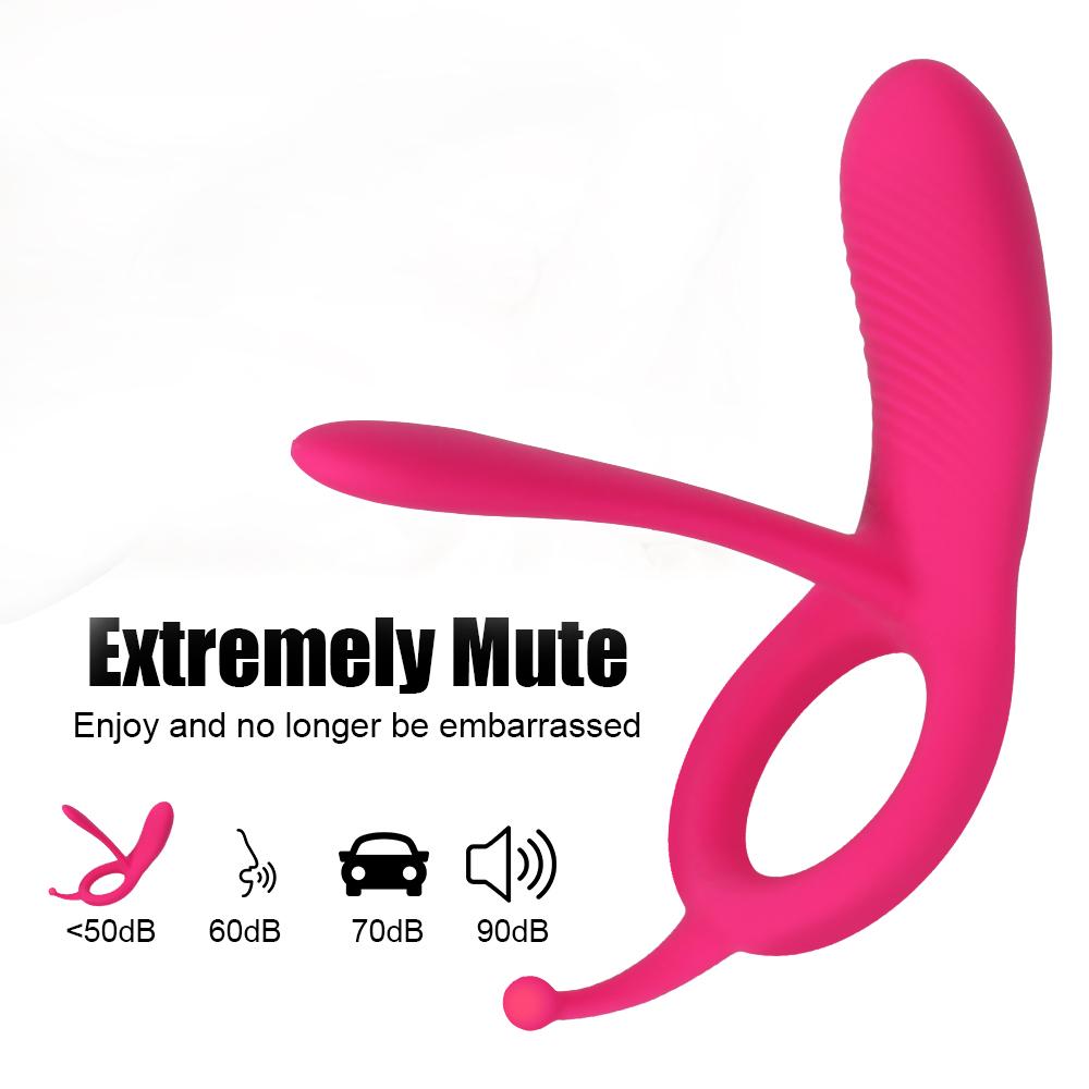 Penisringe Vibrator für Männer Sexspielzeug für Paare Prostata-Massagegerät 10 Geschwindigkeiten Fernbedienung Cockring Klitorisstimulator Erwachsenenprodukte