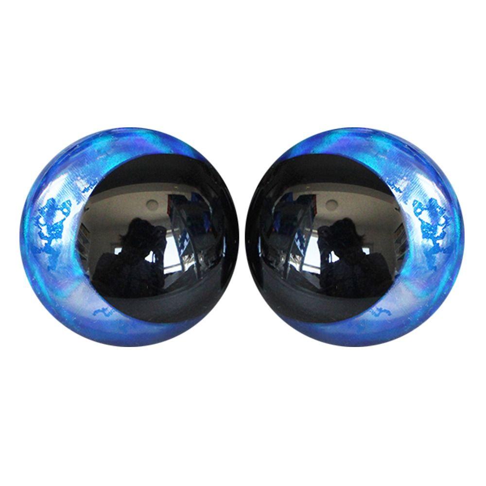 

10 пар 3D ексцентричних очей, блискіток, накладних очей, мультяшної ляльки з круглими очима темно-синього кольору