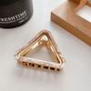 Multicolor Acetic Acid Hair Claw Korean Style Geometry Shark Clip Triangle Hair Crab Clip  Daily