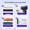 DeYin 202A Compatible High-Yield 4-Color Toner Cartridge Set with Chip for HP