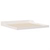 White Bed Frame 180 x 220 cm Solid Pine Wood