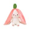 Strawberry Rabbit Plush Toy: Cute Doll Pillow & Birthday Gift for Girls