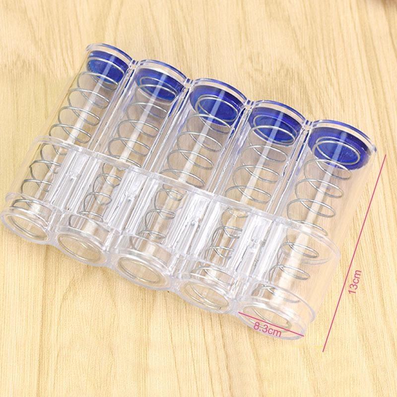 1PC Creative Storage Coins Purse Storage Box Euro Coin Dispenser Coin Holder Case Wallet Holders Money Boxes