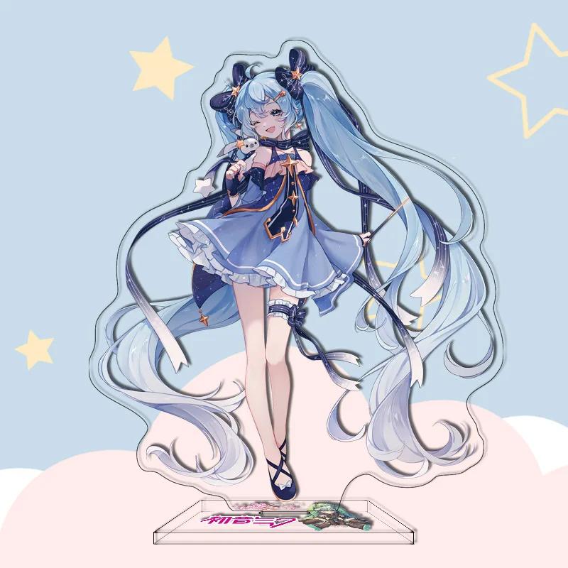 29 Types Hatsune Miku Anime Figure 16Cm Acrylic Key Chain Ornaments Presents Pendant Buckle Two-Sided Hatsune Miku Model TOYS Gift