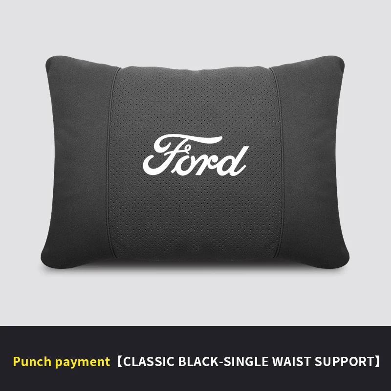 KLKC4 For Ford Focus Fiesta Fusion Explorer Edge Kuga Mondeo ST F150 Ecosport Ranger Car Headrest Neck Support Seat Soft Neck Pillow