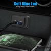 12V PD QC3.0 USB Dual Car Fast Charger Adapter Socket Power Outlet Universal LED