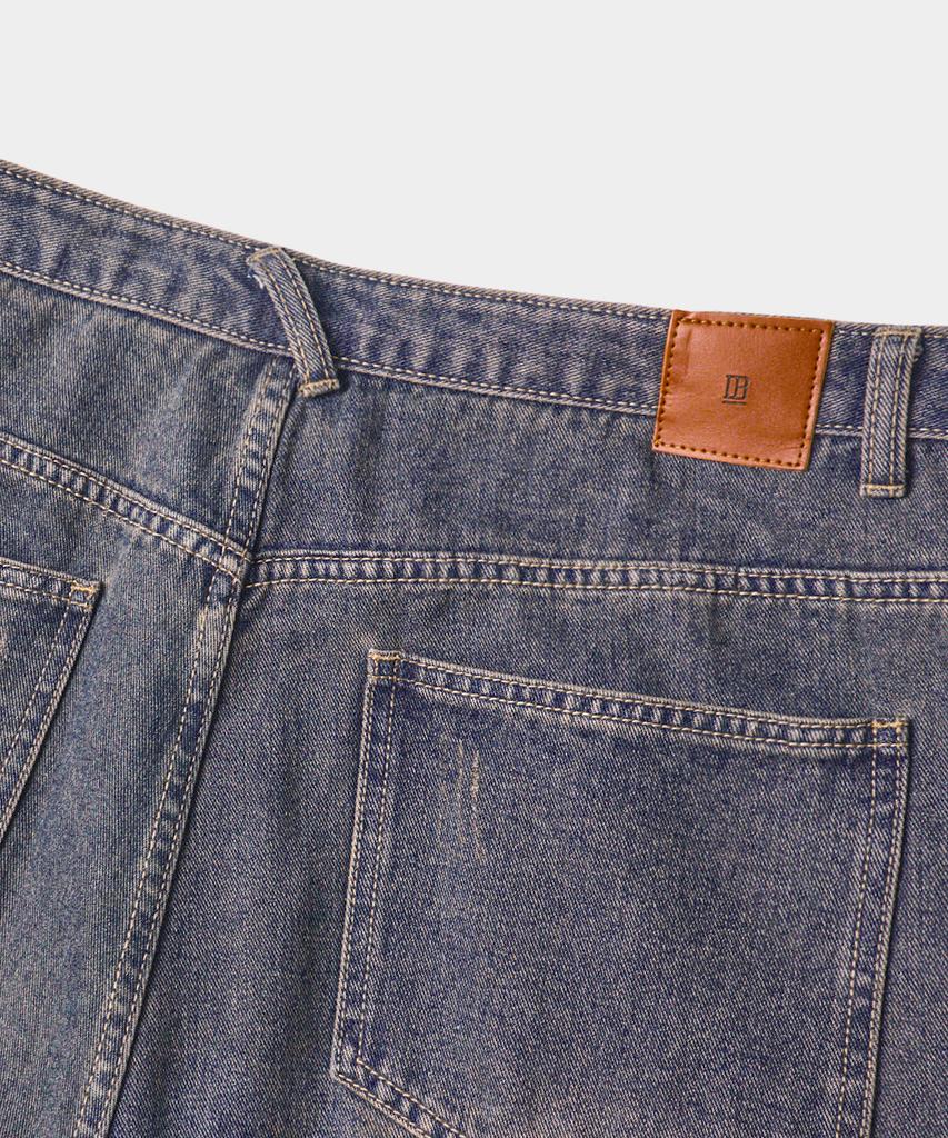 Dimiteulibeullaeg Asi Essential Curved Balloon Denim Pants_Yellow Wash