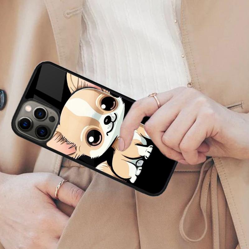 Cartoon Chihuahua Dog Magnetic Phone Case For APPLE iPhone 17 Air 16 14 13 12 Pro Max 15 Plus Wireless Charge With MagSafe Cover