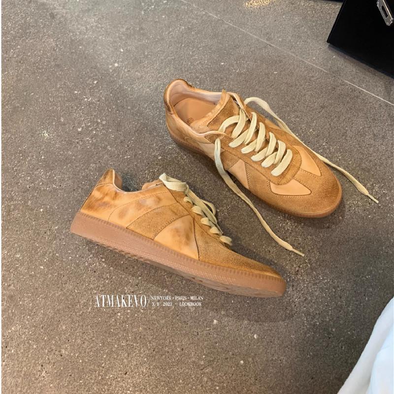 

Серебристые женские весенние новые ретро кожаные спортивные и повседневные туфли женские балетки кожаные кеды 40