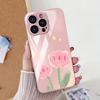 Cute Flower Phone Case For iPhone 17 14 15 13 11 12 16 Pro Max 17 Air 16E SE XR 7 8 Plus Tempered Glass Shockproof Bumper Cover