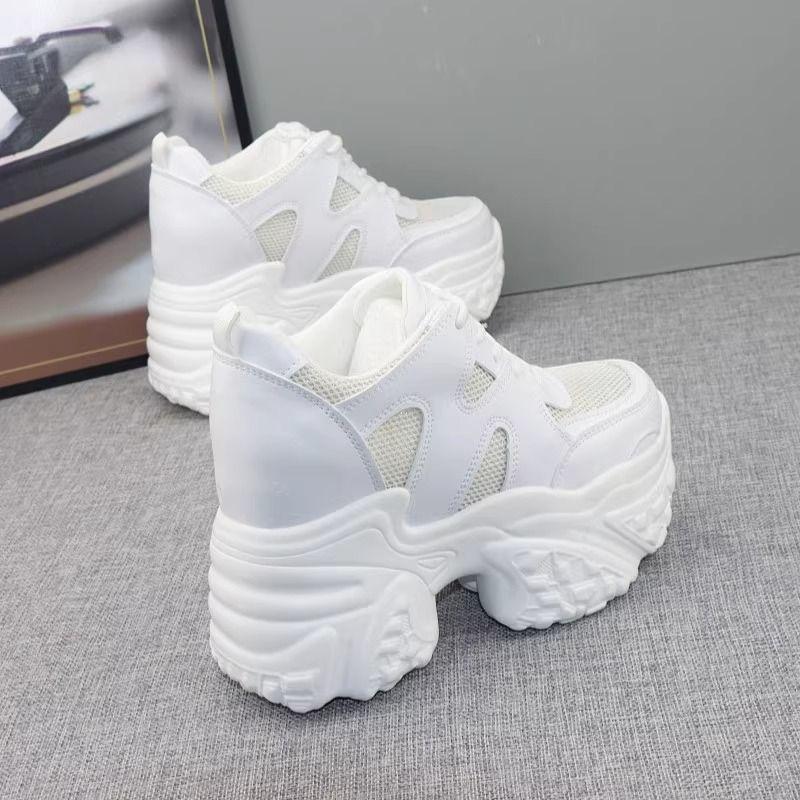 Platform Dad Shoes Women's New Casual Muffin Heightening Shoes Lace-up High-quality Women's Shoes Winter New
