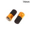 2Pcs Plug Natural Pattern Aluminum Alloy Fishing Tools Fishing Rod Pole Butt Caps Front Cover Stopper Plug End Protective Sleeve