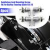 4X Saddlebag Lever Lock Bolt Nut Kit Mounting Fit For Harley Touring Glide FLHT