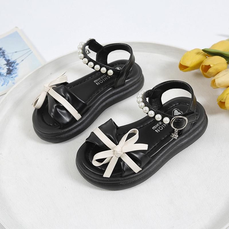 Girls' shoes, children's summer new sandals, casual beach shoes, girls, adults, babies, soft soled princess shoes