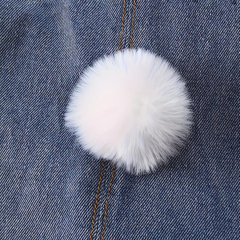 Latzhose mit bestickten 3D-Hasenschwänzen, niedlich und stilvoll für Jungen und Mädchen, modische Freizeit-Hose mit Hasenohren, für draußen