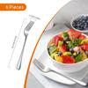 Dinner Forks Set,8 Inches Set of 6 Food Grade Stainless Steel Silverware Forks,Table Forks,Flatware Forks,Mirror Finish Dishwasher Safe,Use for