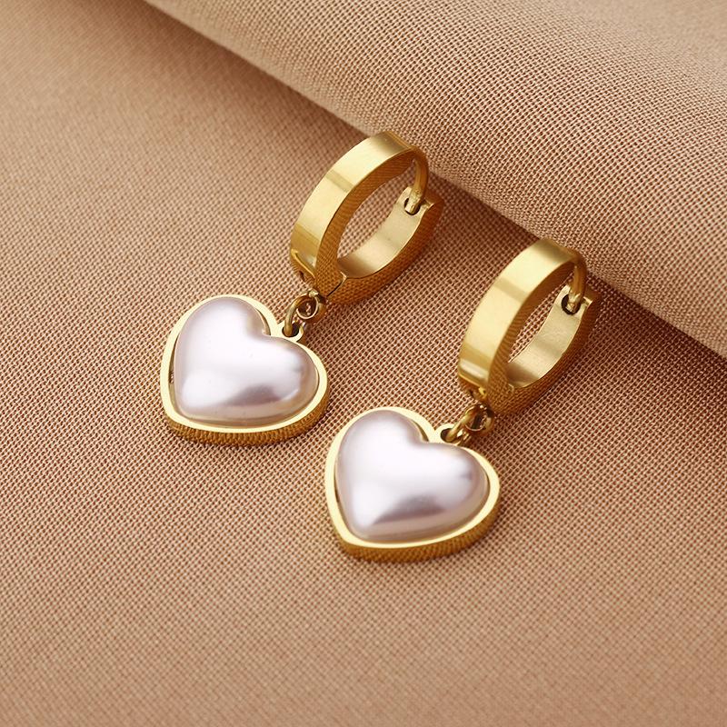

Серьги Love, модные универсальные серьги-гвоздики в винтажном стиле, серьги из титановой стали