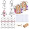 Guardian Angel Zinc Alloy Keychain - Elegant Party Favor and Gift for Weddings and Gatherings