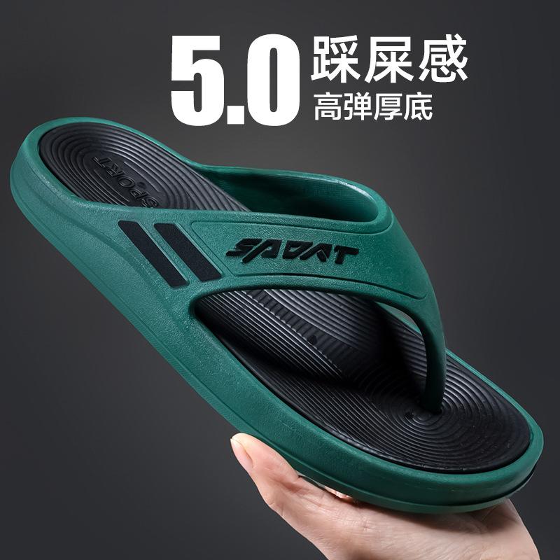 Men's Outdoor Non-Slip Summer Beach Casual Sandals Home House Chanclas Hombre Wholesale Flip Flops Slippers for Men