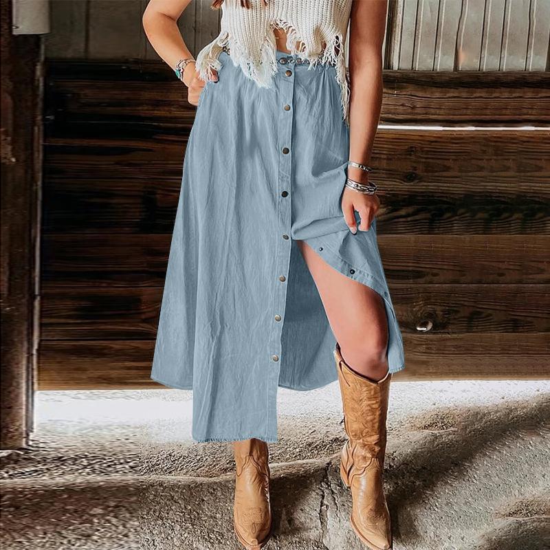 

ZANZEA Женские повседневные свободные летние юбки с эластичной резинкой на талии