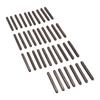 37 Pcs Stamping Punch Tool High Carbon Steel Letter Number Stamping Punch Tool with Storage Box for DIY Leather