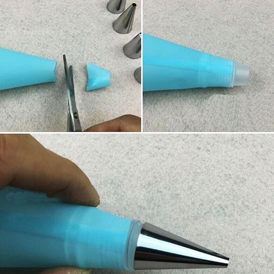 8Pcs Cream Flower Icing Nozzle Tips Piping Bag Pastr1y Cake Decorating Tools Set